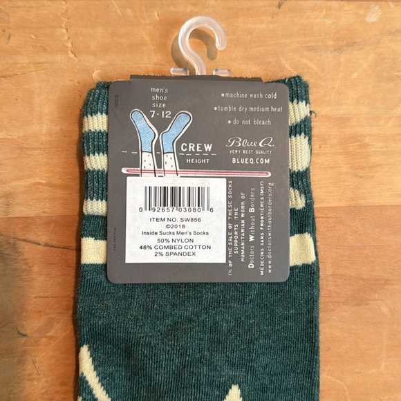 Blue Q - Men’s Crew Socks - Picture 4 of 4